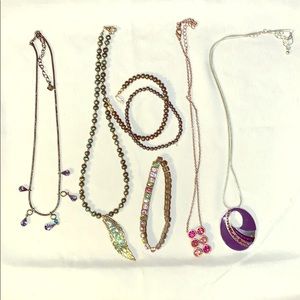 Necklace and bracelets